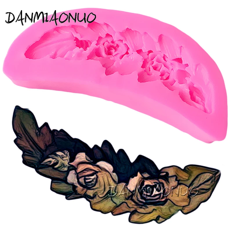 

DANMIAONUO A0745024 Flower Dessert Stand Moldes De Silicona Para Reposteria Baking Accessories Foremki Silikonowe Piorko