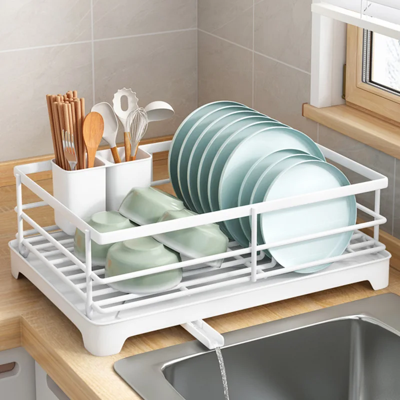 

2023 Year Aoliviya Official New Kitchen Dish Draining Rack Sink Storage Shelf Plate Household Countertop Dish Rack Tableware Bow