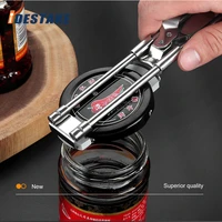 manual adjustable jar opener non slip jar lid gripper stainless steel bottle openers jam can master openers kitchen tools
