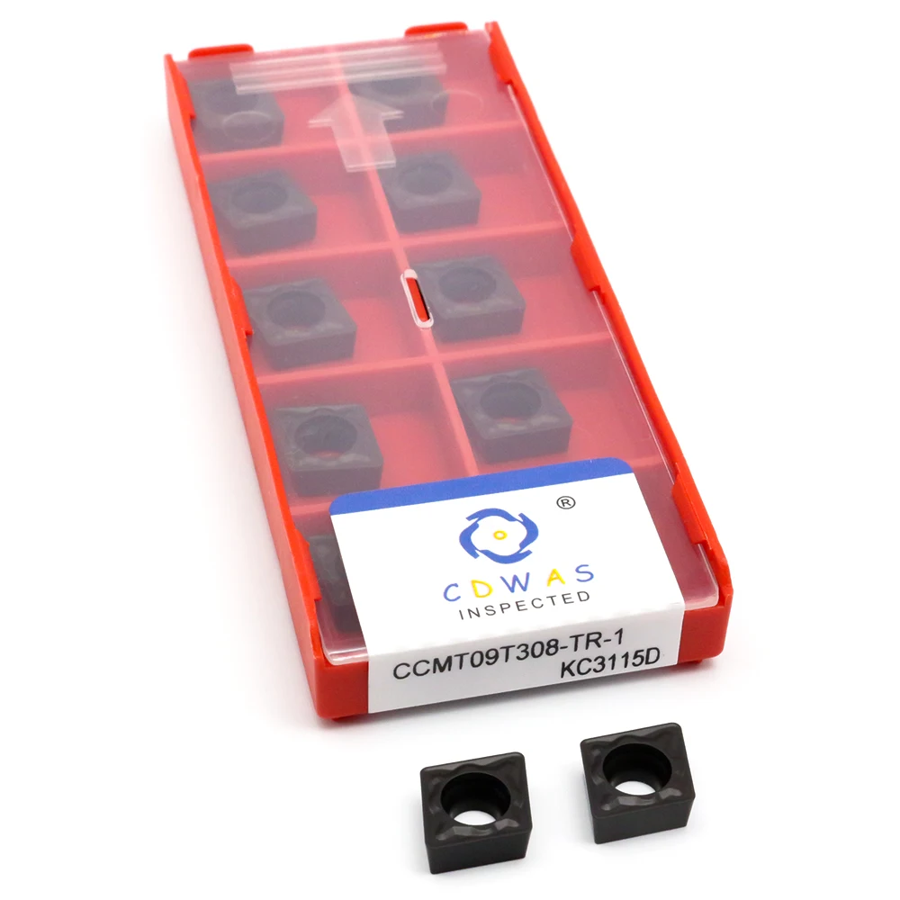 

Токарные пластины, твердосплавные втулки CCMT09T308 KC3115D для токарного станка с ЧПУ CCMT 09T308, 10 шт.