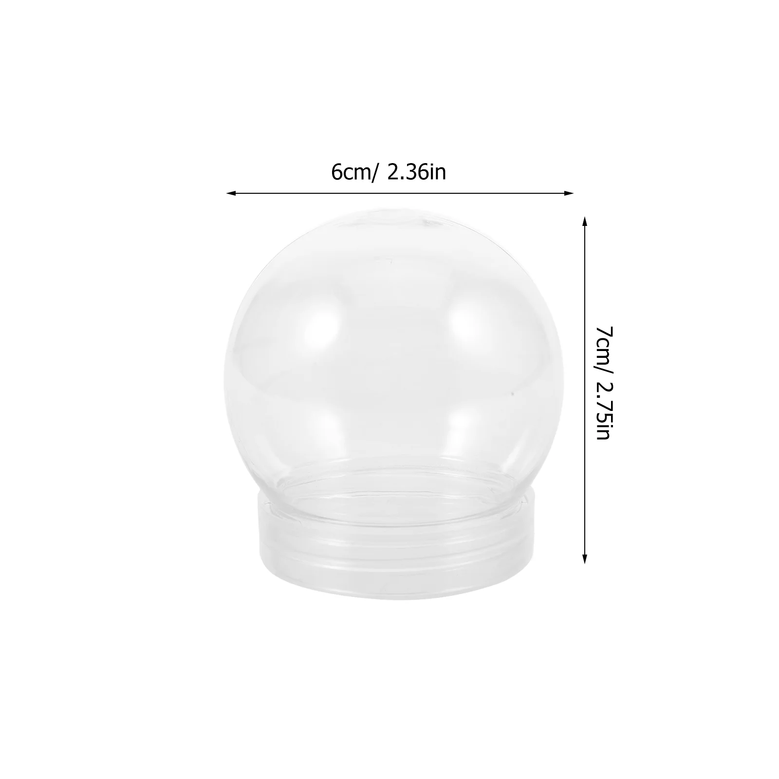 20 шт. искусственные растения снежки DIY глобус пустые водяные шары ремесла мини