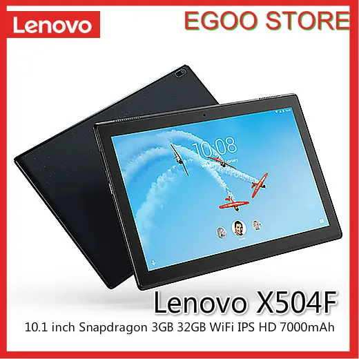 Планшет Lenovo TB X504F 10 1 дюйма Qualcomm Snapdragon 425 Android 7 3 ГБ 32 двухдиапазонный Wi-Fi IPS HD 7000 мАч |