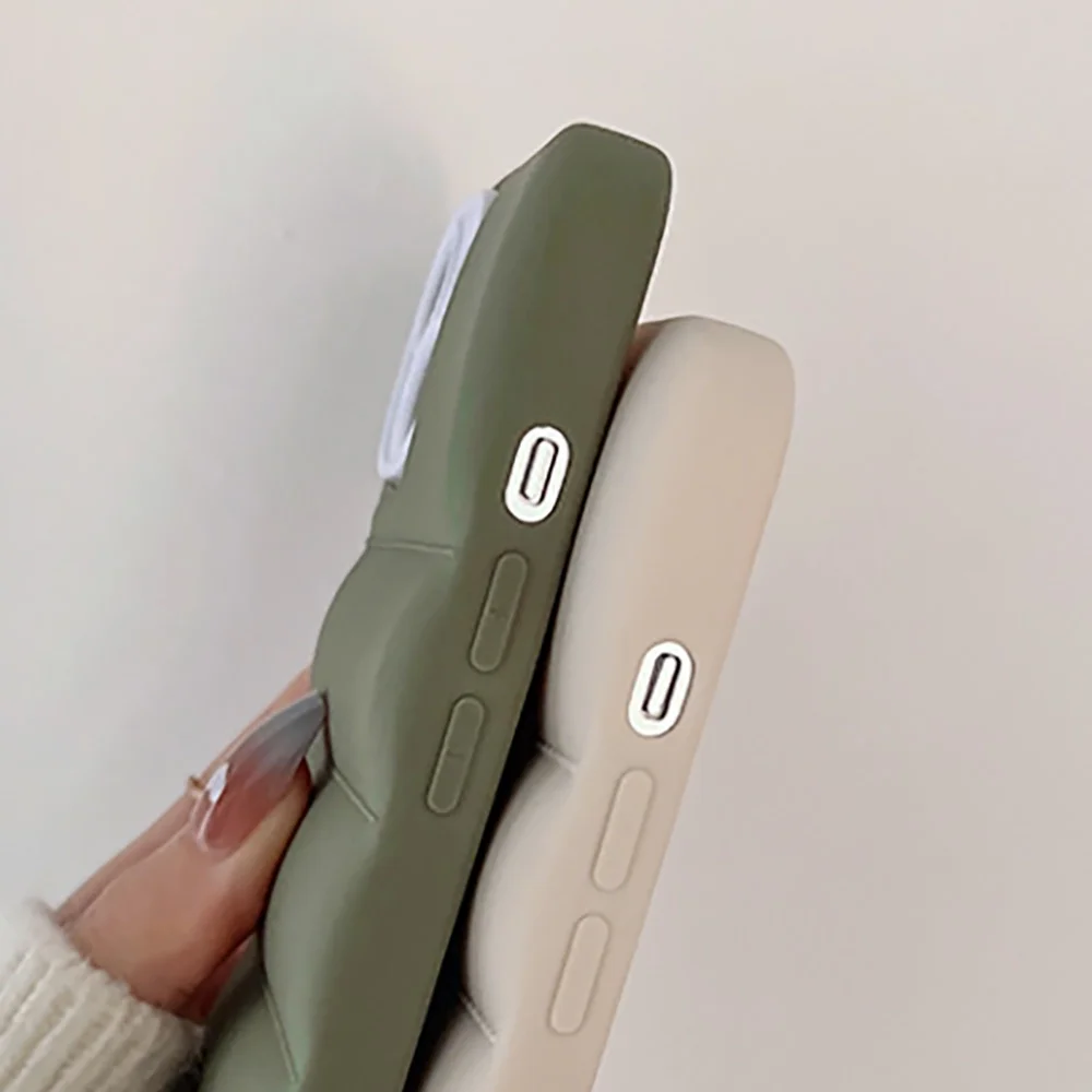 Чехол-пуховик для телефона Iphone 11 Чехлы пуховая куртка чехол 13 Pro Max 12 XR X Xs