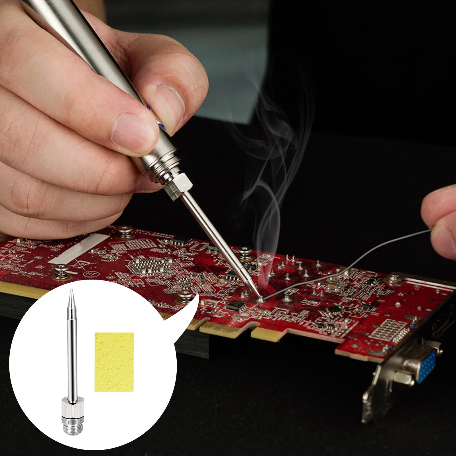 Наконечники для паяльника Сменная головка с USB наконечники сварочная паяльной