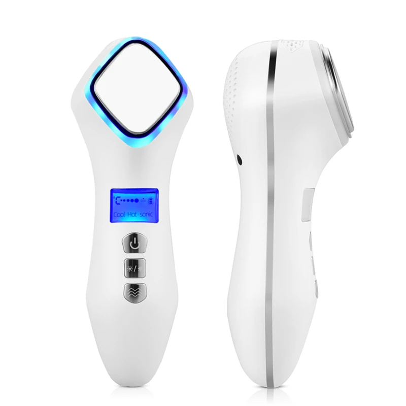 

CkeyiN LED Photon Facial Massager Cold Hot Skin Tightening Bar Sonic Vibration Face Lifting Wrinkle Remover Anti Age Beauty Care