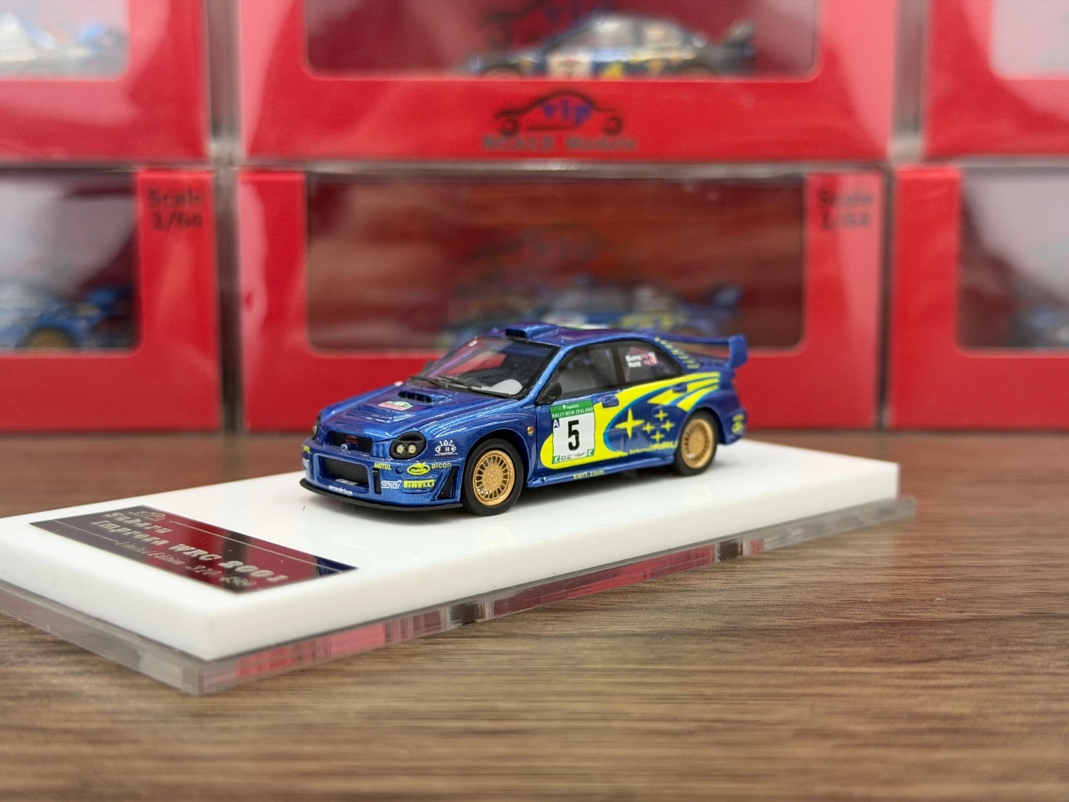 Фото Готовые акции Vip 1:64 Impreza WRC Коллекция из смолы Подарочная масштабная модель автомобиля №2