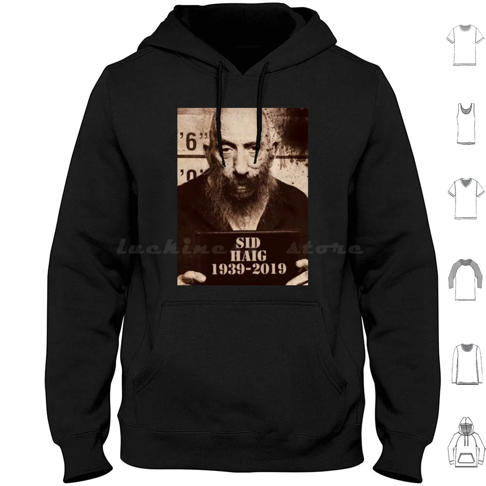 

Captain Spaulding-Sid Haig-robзомби-ужас-3 из Hell толстовки с длинным рукавом Captain Spaulding 3 из Hell