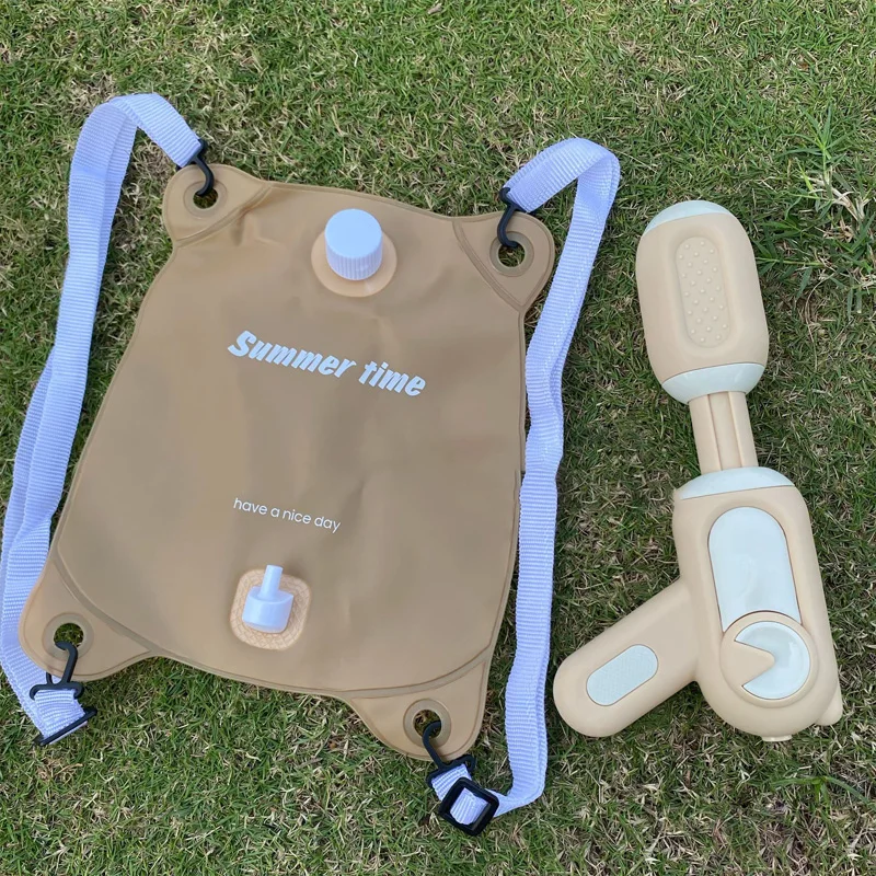 

Children Soft Backpack Water Bag Water Pistol Draw-pull Long Shot Summer Water Play Water Fight Foldable Backpack Water Gun Toys