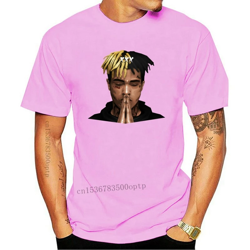 

Xxxtentacion-Camiseta de манга corta для женщин, хлопчатобумажная рубашка с круглым вырезом, цвет черный, Дашики, телефон ФРИО,