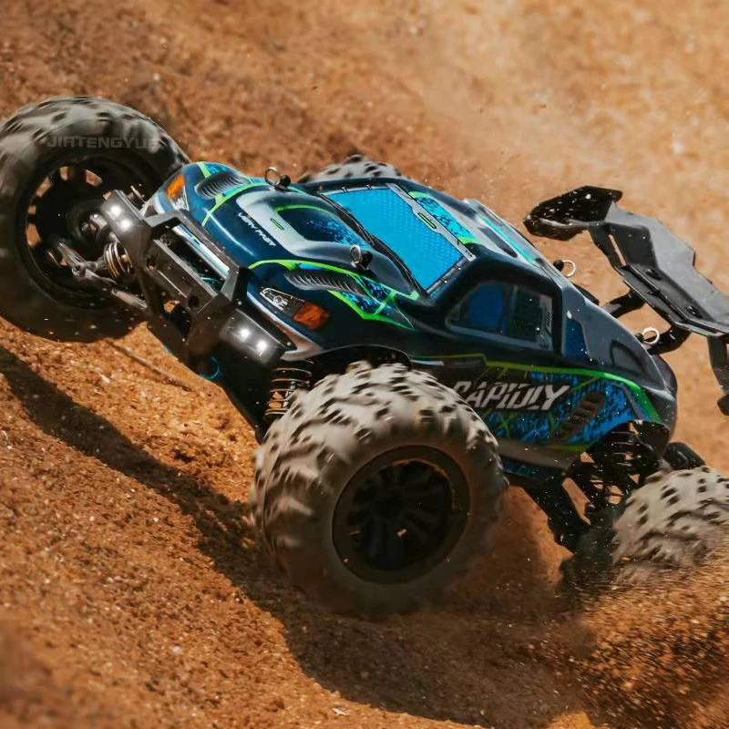 Купить Игрушки JTY 50 км/ч Радиоуправляемый автомобиль с дистанционным управлением внедорожник Truggy 4x4 Бигфут гусеничная машина для скалолазания Рад...