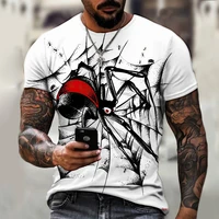2022 animal spider male series 3d printing popular fashion casual sports harajuku cool horror gift oversized t shirt 6xl