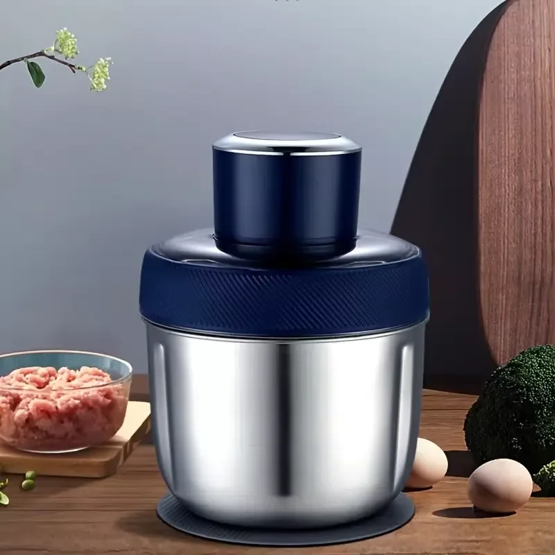 

NEW2023 in Food Processor,Meat Grinder With Garlic Peeler,Vegetable Fruit Chopper With Stainless Steel Bowls sonic home applianc