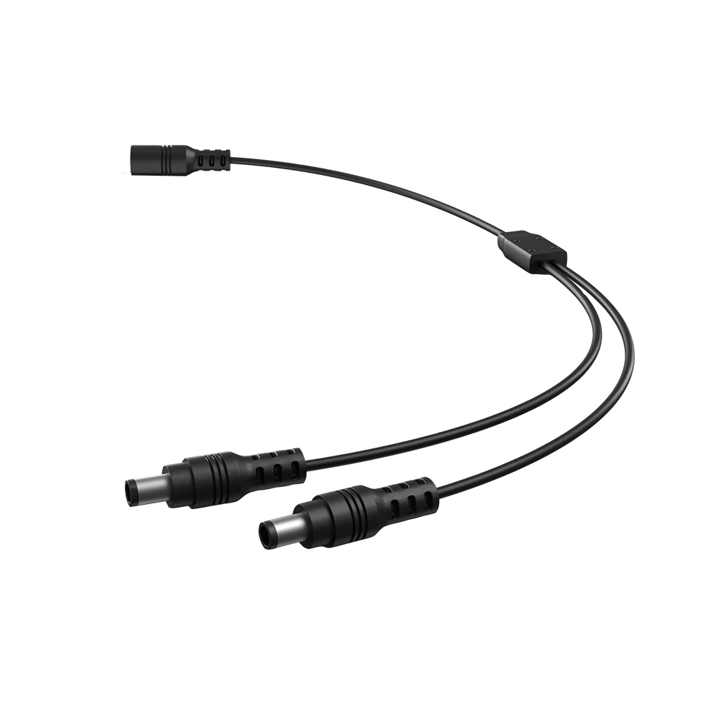 

5 in/ 2 in 1 30cm DC Cable for Solar Panel Kit for 12V USB With Controller Solar Cell for Car Yacht Moblie Phone Battery Charger
