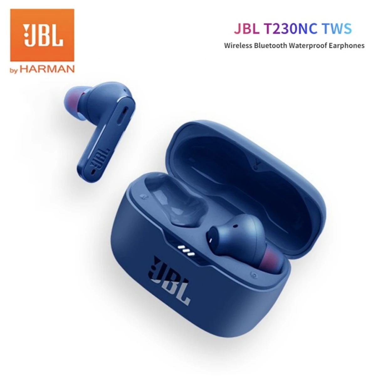 TWS-наушники JBL Tune 230NC с шумоподавлением, стерео-наушники T230NC с глубокими басами, водонепроницаемые наушники, умная Спортивная гарнитура с микрофоном
