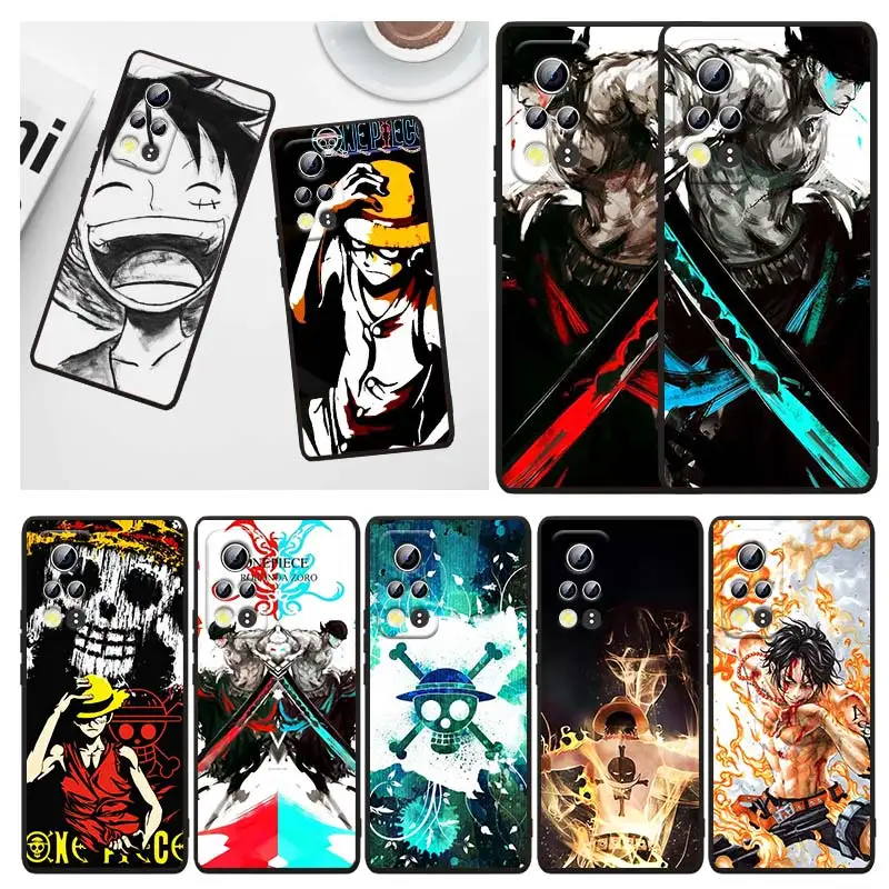 

Аниме One Piece For Honor 60 50 30 30i 30S V30 X30i X20 10X X10 Play 5T Pro Plus Lite SE 5G черный чехол для телефона