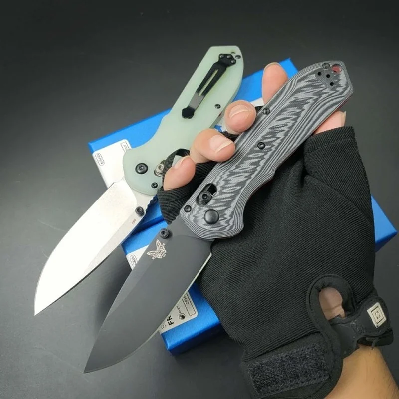 

Outdoor Folding Knife Benchmade 560 CMP-M4 Blade G10 Handle Camping Safety Self-defense Pocket Military Knife EDC Tool