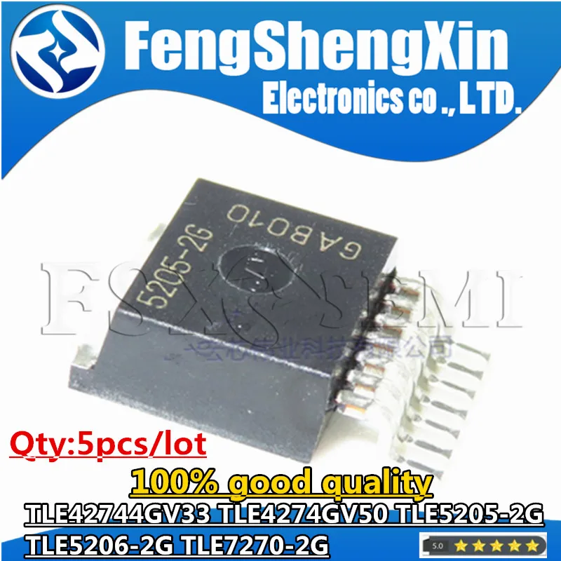 5 шт., TLE42744GV33, TLE4274GV50, TLE5205-2G TLE5206-2G, 42744V33, 4274V50, 5205-2G, 5206-2G, TLE7270G, TO-263, чипы 5 шт., TLE42744GV33, TLE4274GV50, TLE5205-2G TLE5206-2G, 42744V33, 4274V50, 5205-2G, 5206-2G, TLE7270G, TO-263, чипы