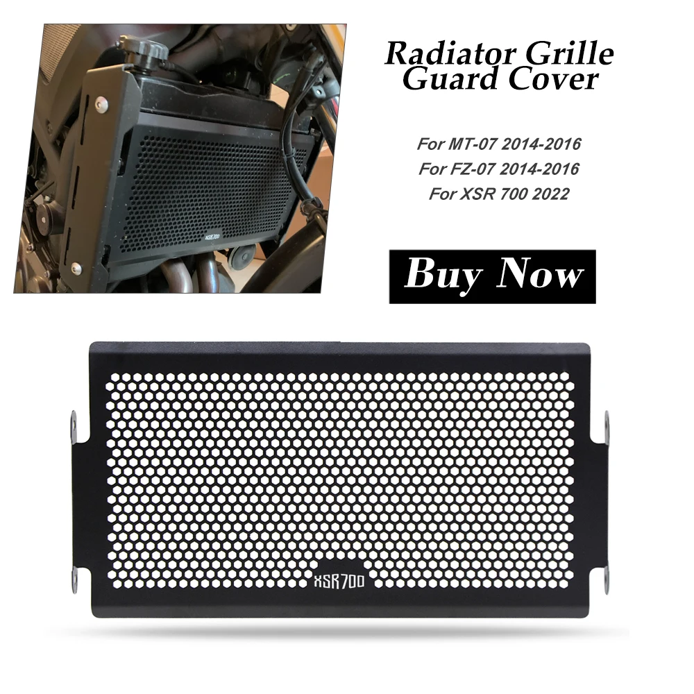 

XSR 700 Motorcycle Accessories Aluminum Radiator Grille Grill Guard Cover Protector FOR Yamaha XSR700 XSR-700 2022 2020 2019