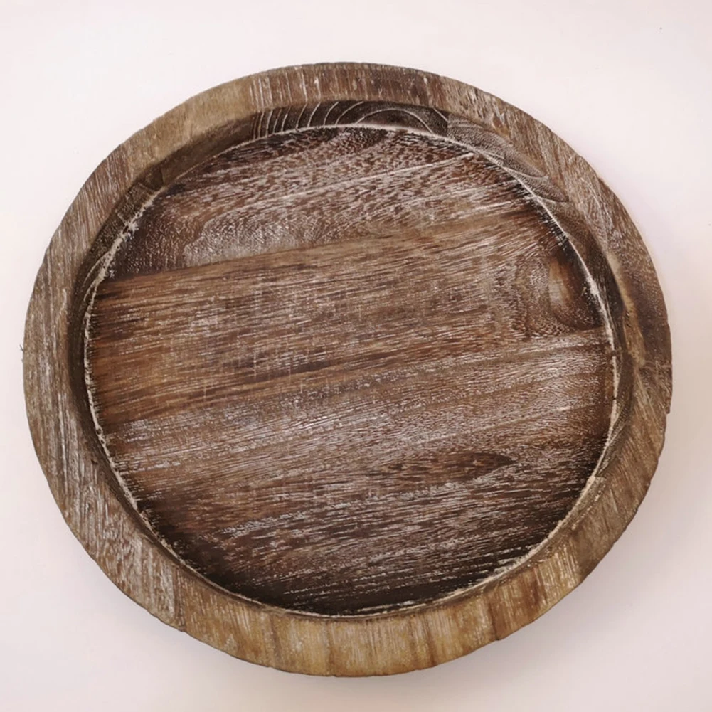 

Домашний Круглый Подсвечник, 2 шт., деревянный простой подсвечник, настольное украшение светильник-коричневая кухонная столешница