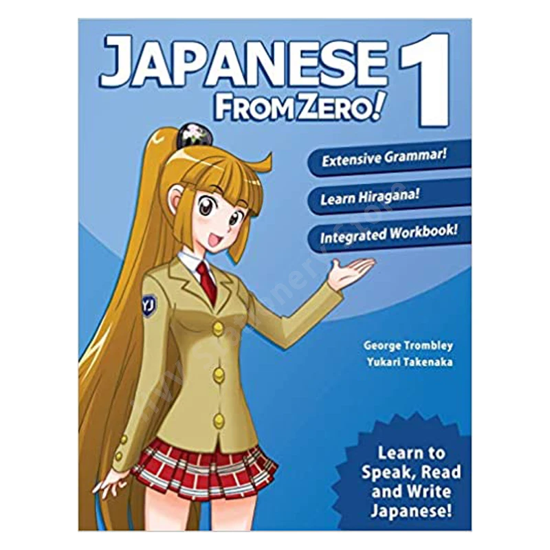 Japanese From Zero 1 Continue Mastering The  Proven Techniques  To Learn By George Trombley 5 Books Textbook 2345