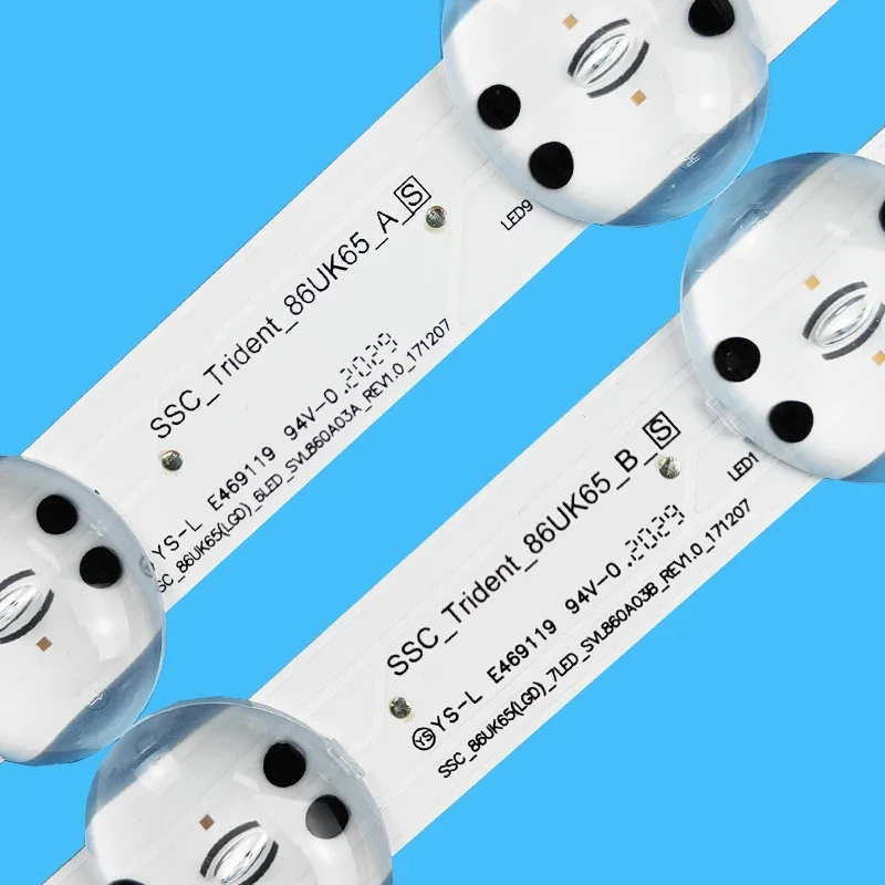Светодиодная лента для 86UK6300 86UK6500PCB 86UK6570PUB 86UK7500 86UK8070AUB 86UK8070PUA SVL860A03A SVL860A03B trident_86uk65 _ a