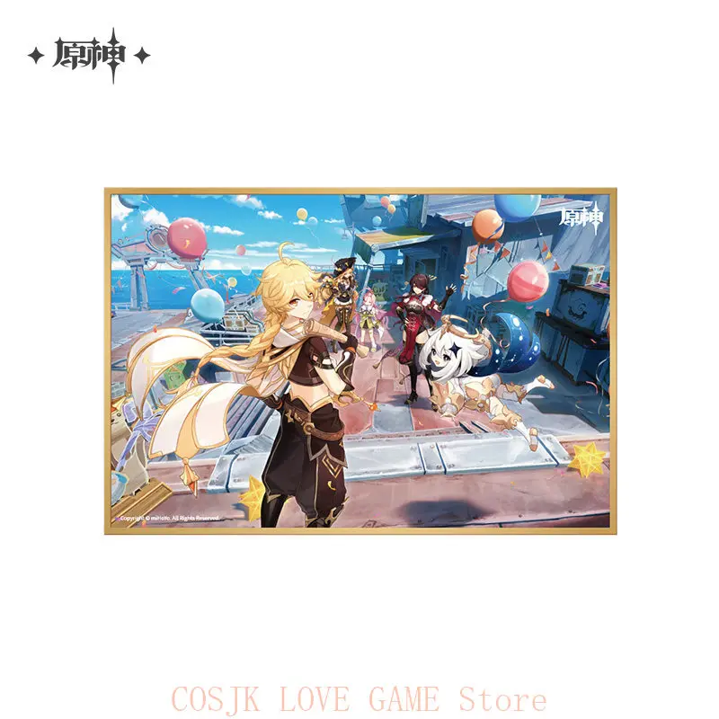 Брелок-значок MIHOYO Game Genshin Impact Линнеа, оригинальный, с цветной бумагой, для косплея, аниме, подарок на день рождения (art.: 3920da2ea0eda) - 3920da2ea0eda