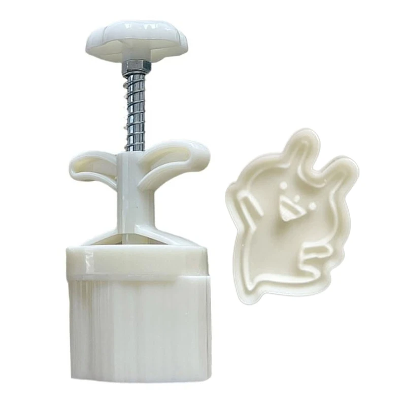 

25g Plastic Material Mooncake Mold Cute Rabbit Shaped Stamps Moon Cake Moulds