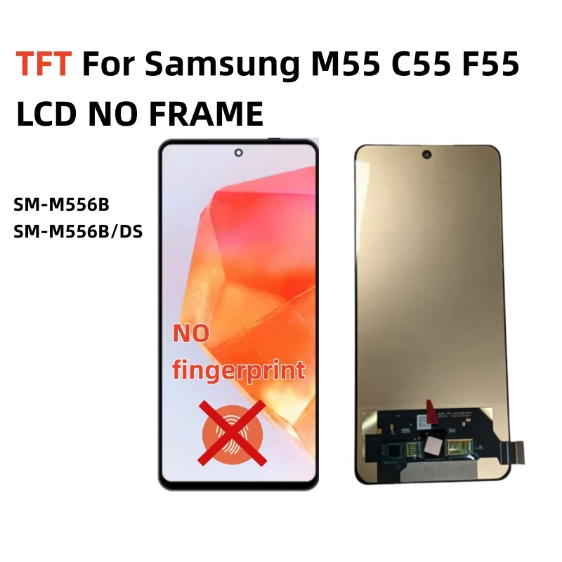 OLEDTFT дисплей для Samsung C55 M55 F55, сенсорный экран в сборе с рамкой для SM-C5560 SM-M556B SM-E556BDS (art.: 3920dc3548d64) - 3920dc3548d64