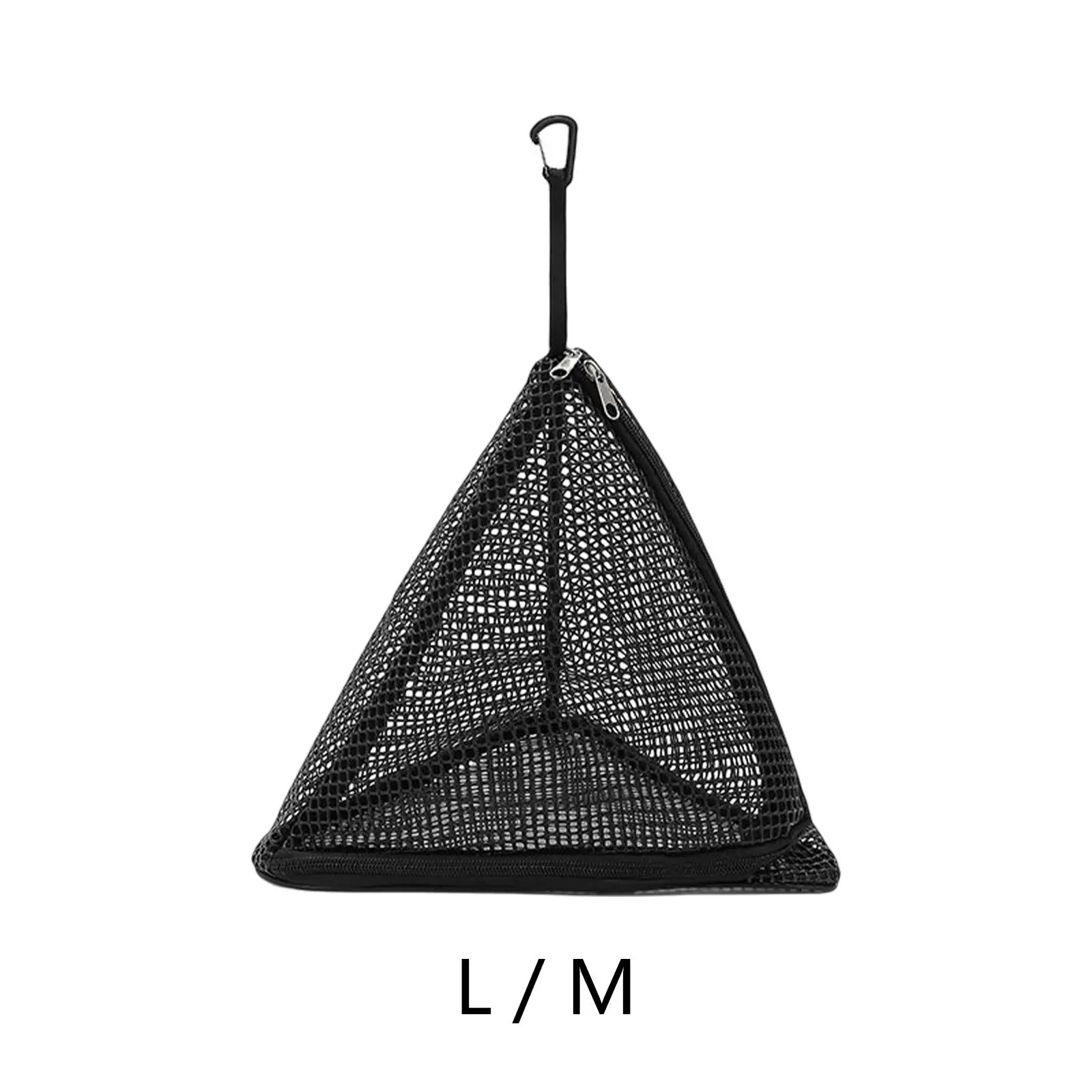 

Hanging Camping Storage Net Drying Mesh Bag Folding Outdoor Triangle Storage Net for Vegetables Dishes Tableware Traveling