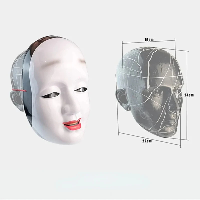 Японская традиционная серийная маска Noh для Хэллоуина пластиковые маскарадные