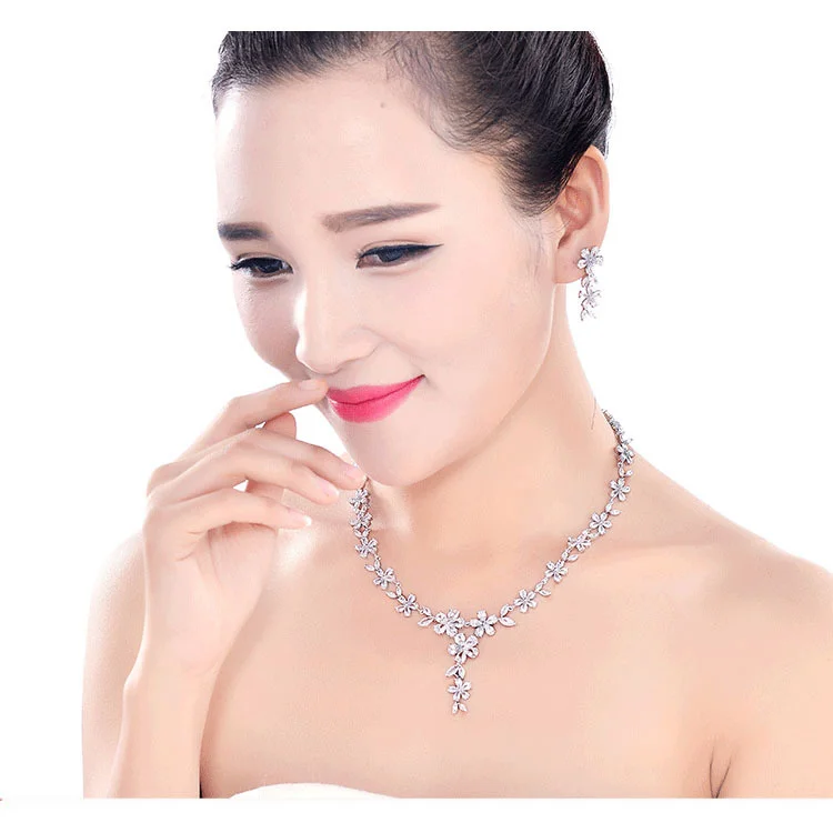 Фирменные настоящие Роскошные серьги Dadongmen из Кореи маленькие цветы Свадебный