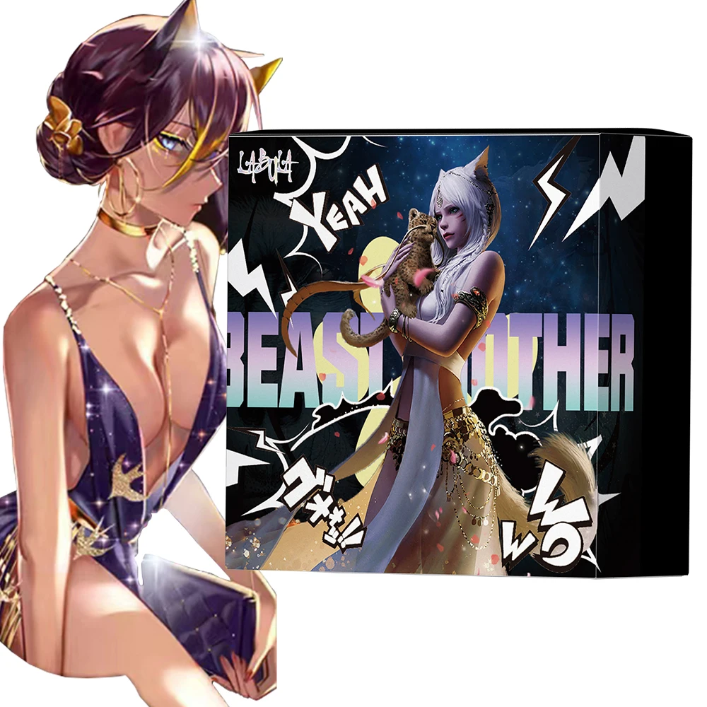 

Кошка Machina бикини аниме богини история богини коллекция металлические карты Игра настольная игрушка для семьи Дети Рождественские подарки