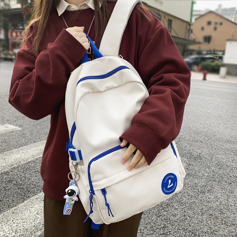 

JOYPESSIE Fashion Rucksack Simple Girls Bookbag Waterproof Women Travel Mochila for Teens Shool Bag College Laptop Backpack