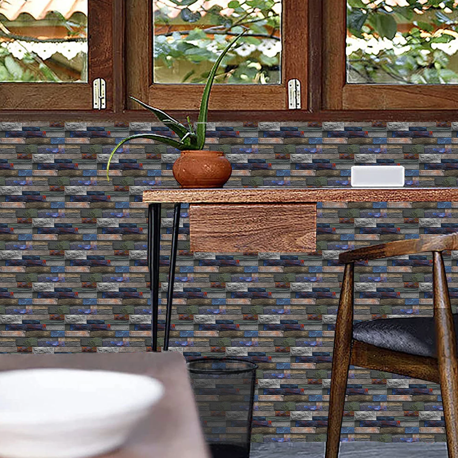 10/20 шт. самоклеящаяся наклейка на плитку пенопластовая панель искусственный