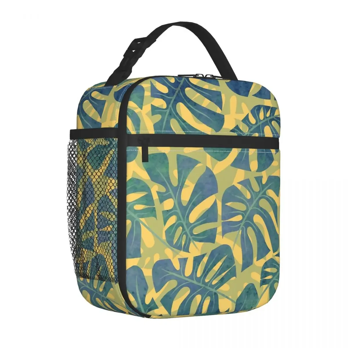 Детская сумка для ланча Plam Leaf синий и желтый Ланч-бокс Офисная портативная