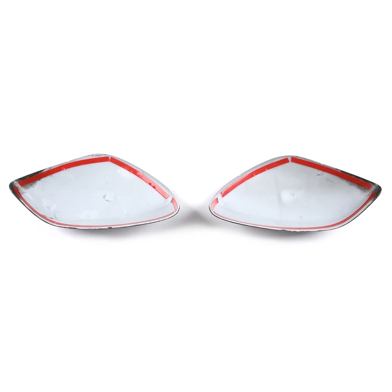 Чехол для автомобильного зеркала заднего вида из углеродного волокна ABS Подходит