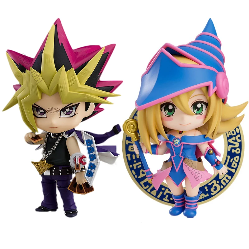 

#1069 Yami Yugi Аниме Фигурка Yu-Gi-Oh! Экшн-фигурка монстров-Дуэль «Темная волшебная девушка»/фигурка Атма Коллекционная модель куклы игрушки