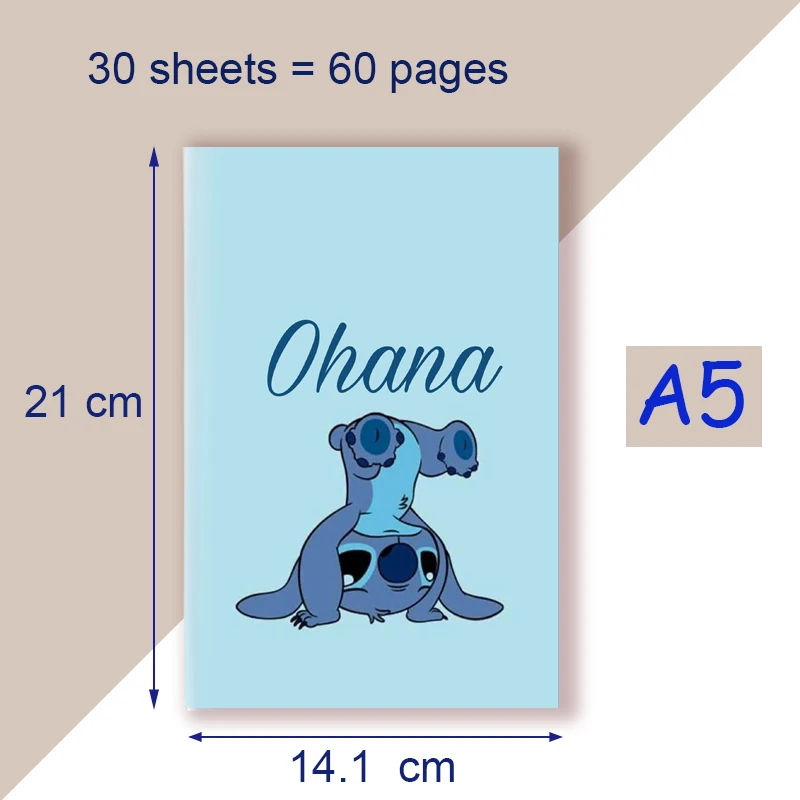 

Блокнот A5 Лило и Стич MINISO