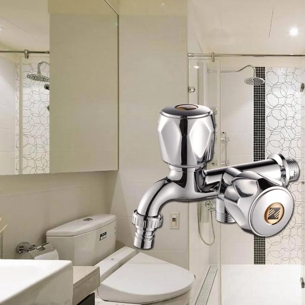 

Water Faucet Wall-Mount Long Lasting Faucet Tap for Bath Garden Balcony