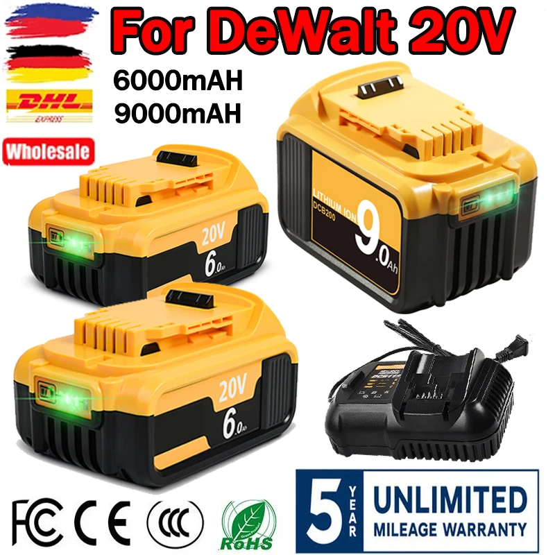 Сменный аккумулятор MAX Li-ionDCB205 DCB204 DCB206 DCB207 DCB182