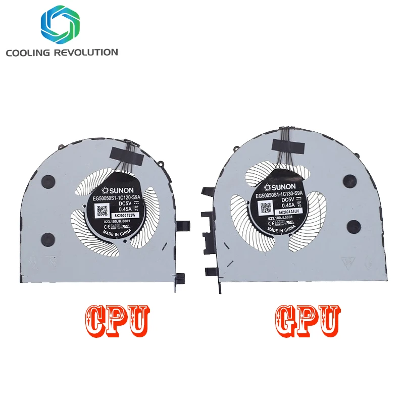 Охлаждающий вентилятор для ноутбука, процессора, графического процессора, стандартная мощность 5 В, а, для ThinkPad P1 Gen3 X1 Extreme