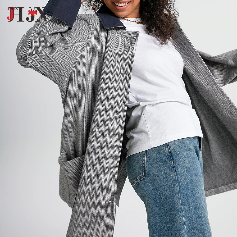 2024 весна-осень новая корейская модная женская хлопковая джинсовая рубашка с