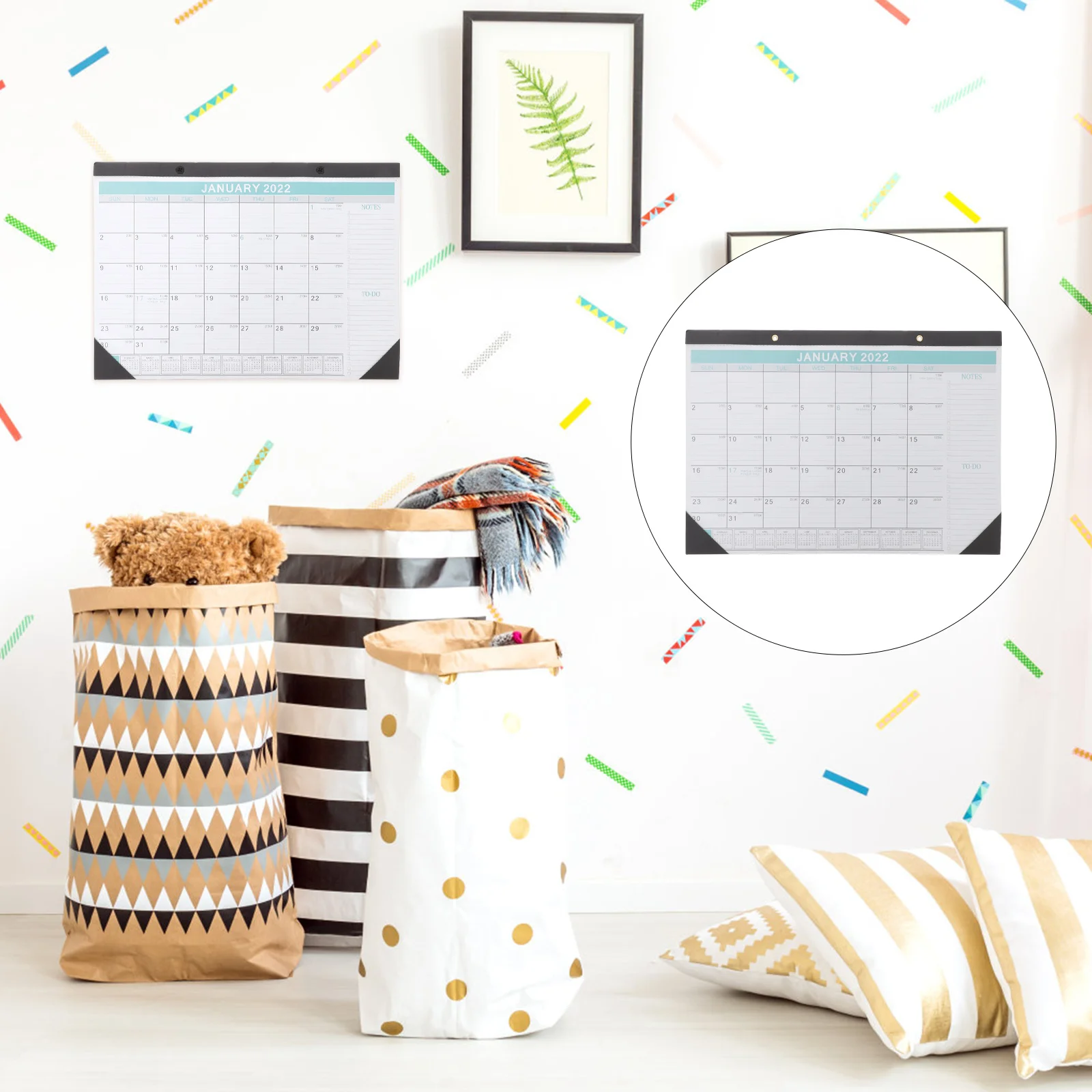 

Calendar Wall Planner Hanging Wire Binding Year Monthly Agenda Filp Paper Vertical Chinese 2022 Mount Flipping Daily Schedule