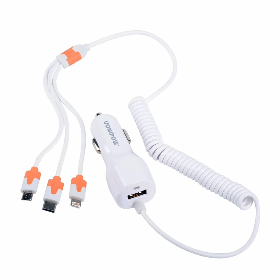 

Durable Car Charger USB For Mobile Phone Tablet Short Circuit Protection