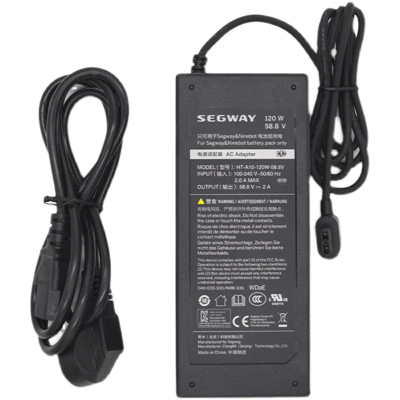 

Original Charger for Ninebot One Z10 Z6 Z8 Electric Balance Unicycle Self 120W 58.8V Power Adapter Parts Fast Charge