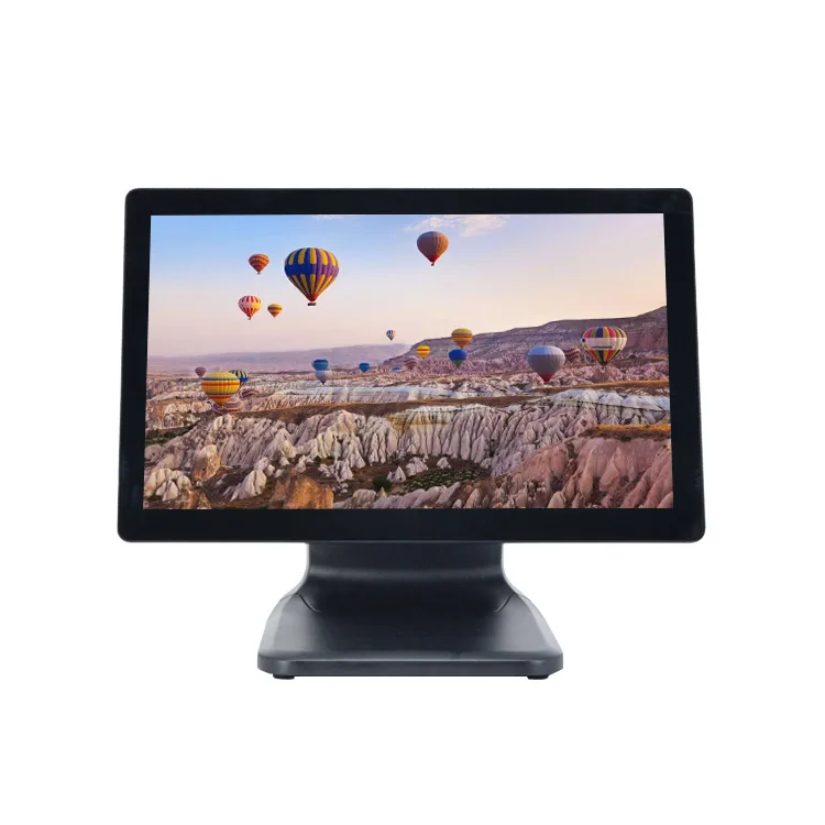 Промышленный ЖК-экран емкостный сенсорный монитор USB для бизнеса черный 17