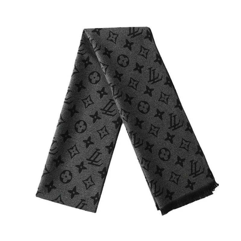 Новый мужской шарф осенне-зимний из искусственного кашемира элитный деловой