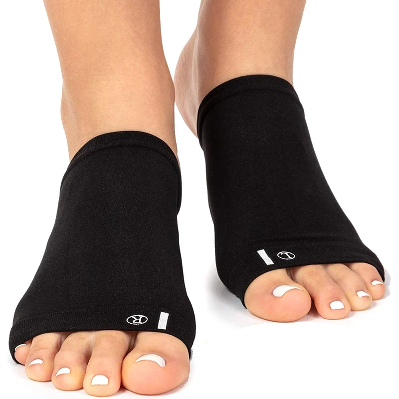 

Arch Support Brace For Flat Feet 2-Pairs Plantar Fasciitis Support Brace - Compression Arch Sleeves Sock For Men & Women - Foot