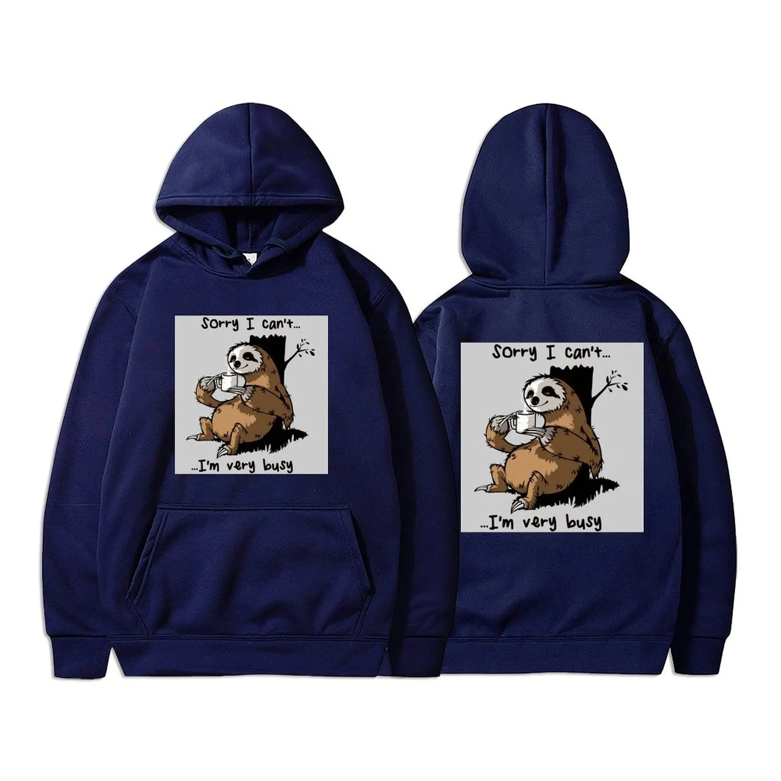 

Толстовка с капюшоном, Модный свитшот с 2D принтом, кофейный и коала, одежда Y2K, Черный свитшот с капюшоном, женский свитер, новинка 2022