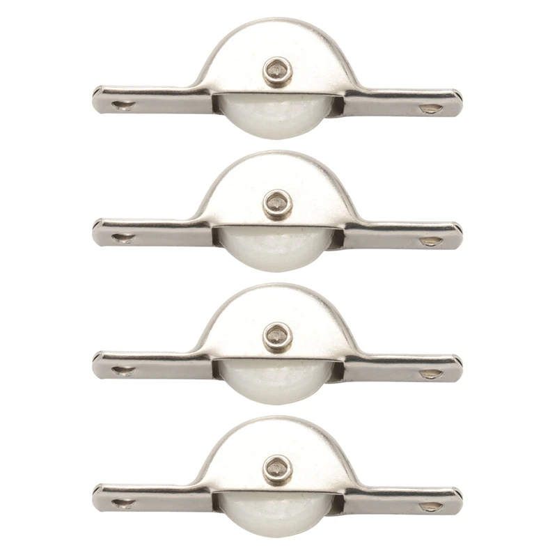 

HOT SALE 40Pcs Door Window Cupboard Drawer Bin Single Nylon Sliding Roller Pulley Wheel